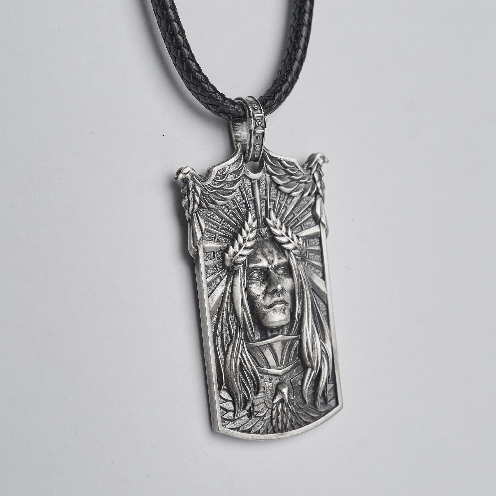 Starforged Imperator Magnifica Pendant Gold Sterling Silver Necklace Emperor of Mankind